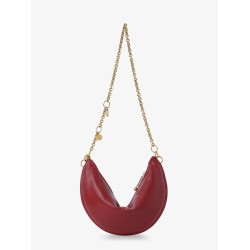 Halfmoon leather shoulder bag