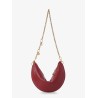 Halfmoon leather shoulder bag