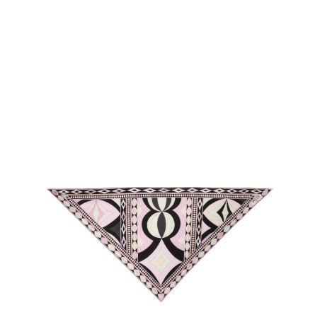 TRIANGLE SCARF IN NECKLACE PRINT
