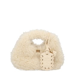 FAUX FUR HOBO BAG