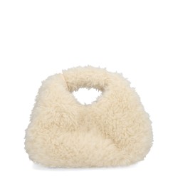 FAUX FUR HOBO BAG
