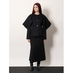 Catran midi wool and cashmere skirt