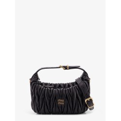 Matelassé leather handbag