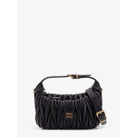 Matelassé leather handbag