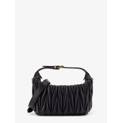 Matelassé leather handbag