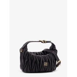 Matelassé leather handbag