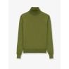 Cashmere, wool and silk turtleneck sweater