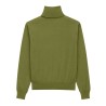 CASHMERE, WOOL AND SILK TURTLENECK PULLOVER