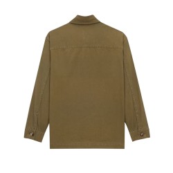 CASSANDRE OVERSHIRT IN COTTON GABARDINE AND LINEN