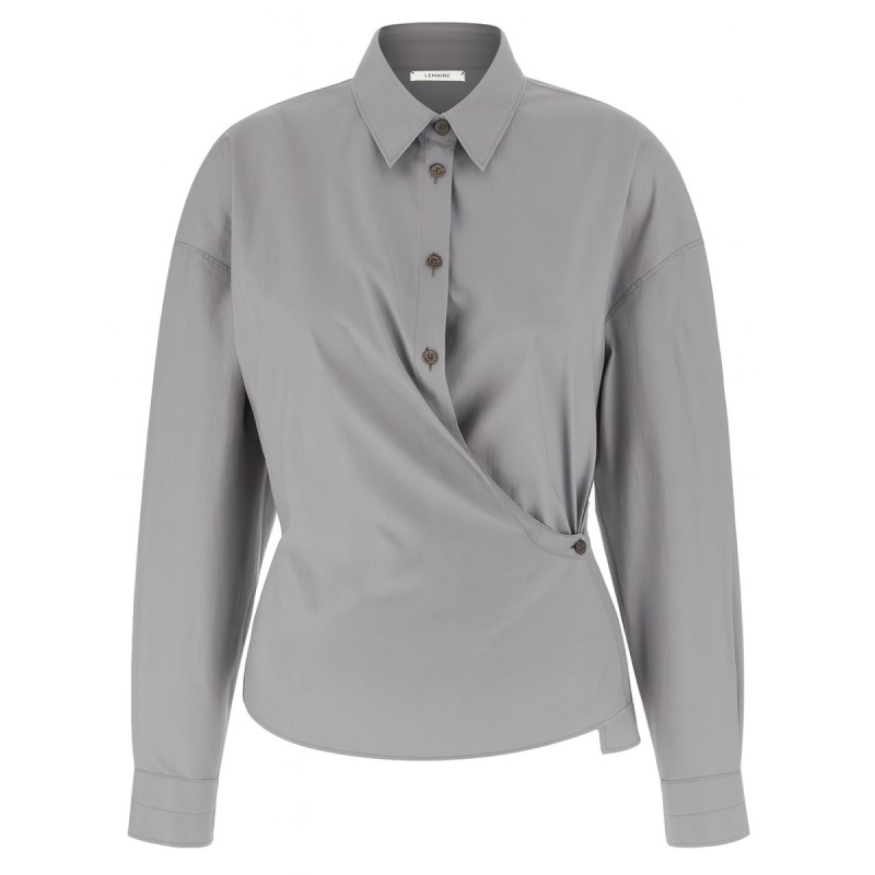 STRAIGHT TWISTED COLLAR SHIRT