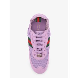Gucci Shift mesh and suede sneakers