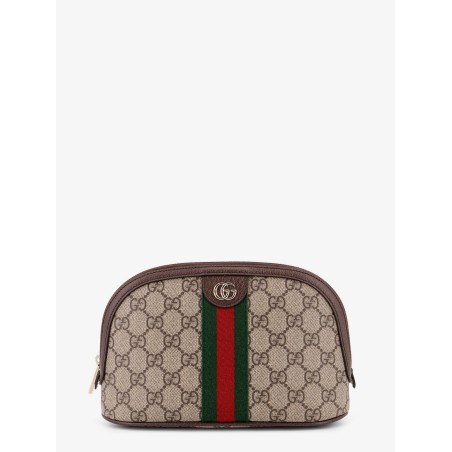 Coated canvas beauty case with GG motif