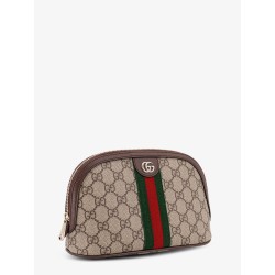 Coated canvas beauty case with GG motif