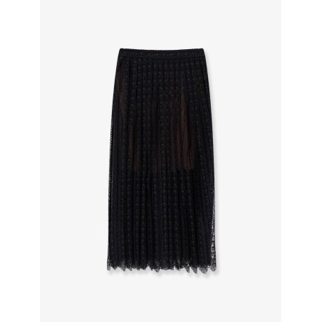 Organdis and lace skirt