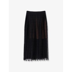 Organdis and lace skirt