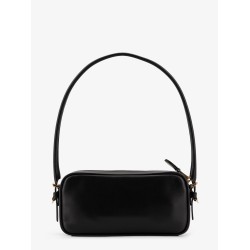Matelassé leather shoulder bag