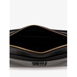 Matelassé leather shoulder bag