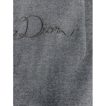 Flannel shirt with Dior Ribbon embroidery