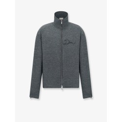 Flannel shirt with Dior Ribbon embroidery