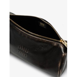 Leather Mini Aviator crossbody bag