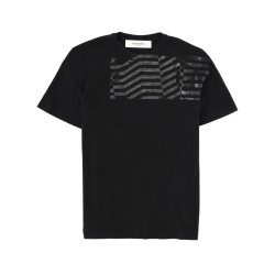 T-SHIRT WITH "FLAG" PRINT