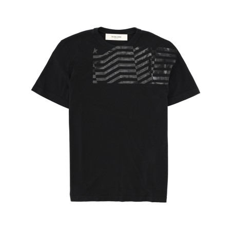 T-SHIRT WITH "FLAG" PRINT