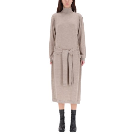 "TROMPE L'OEIL" MIDI DRESS