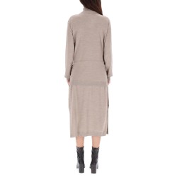 "TROMPE L'OEIL" MIDI DRESS