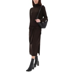 "TROMPE L'OEIL" MIDI DRESS