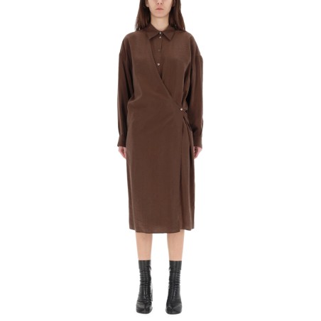 "TWISTED" MIDI DRESS