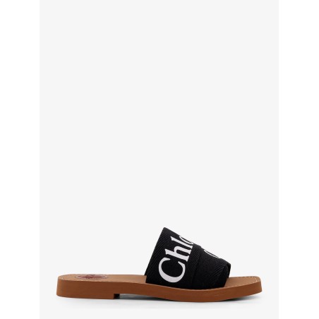 Woody flat linen sandals