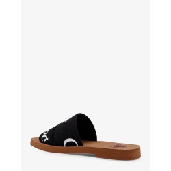 Woody flat linen sandals