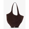 La Scoop suede shoulder bag