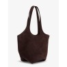 La Scoop suede shoulder bag