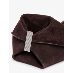 La Scoop suede shoulder bag