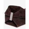 La Scoop suede shoulder bag