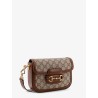 Coated canvas Gucci Horsebit 1955 crossbody bag with GG Supreme motif