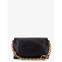 Leather crossbody bag with embossed GG motif