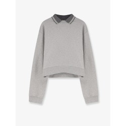 Mélange cotton sweatshirt