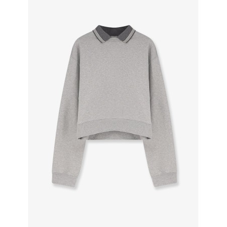 Mélange cotton sweatshirt