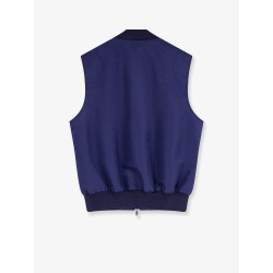 Water-repellent nylon sleeveless jacket