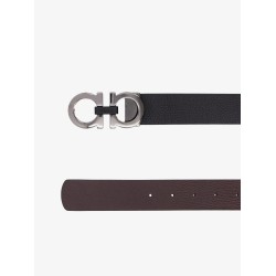 Reversible leather belt