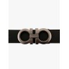 Reversible leather belt