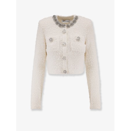 Textured knit cardigan