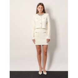 Textured knit cardigan