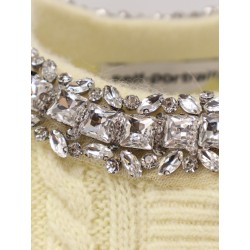 Cropped wool and alpaca blend cardigan