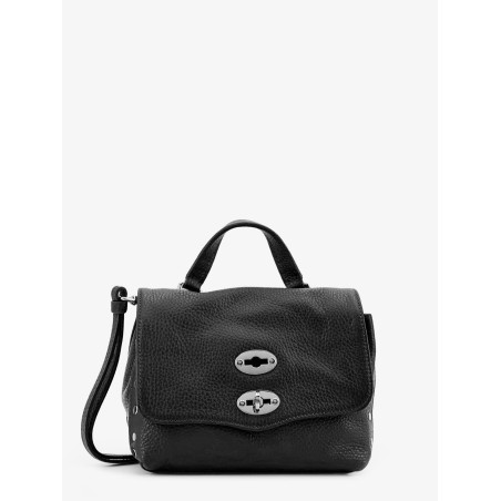 Postina® Baby textured leather crossbody bag