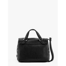 Postina® Baby textured leather crossbody bag