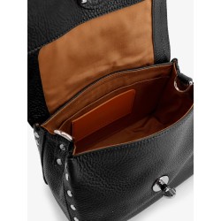 Postina® Baby textured leather crossbody bag