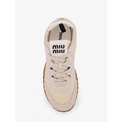 Tyre sneakers in technical fabric and suede